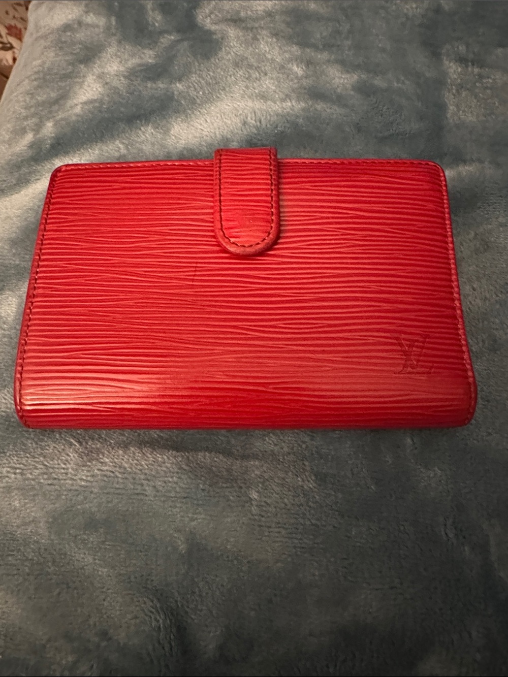Louis Vuitton Vintage Red Epi Leather Wallet - Women's Organizer